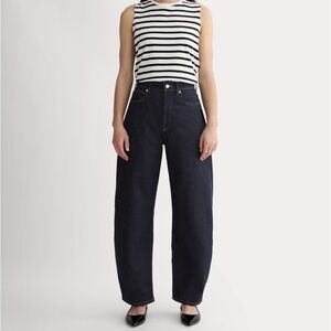 Everlane Way-High Curve Jean in pure blue size 25